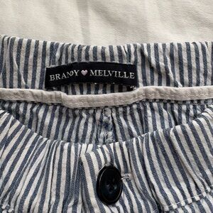 Brandy Melville Blue Striped Bottoms